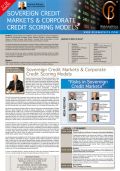 Sovereign Credit Markets & Corporate Credit Scoring Models